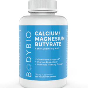 BodyBio Calcium Magnesium Butyrate 250 caps