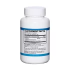 Back of bottle of euromedica bladder manager supplement, 30 capsules, on a white background.