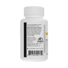 Side of bottle of integrative therapeutics nac (n-acetyl l-cysteine) supplement 60 capsules on a white background
