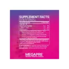 Supplement facts label for microbiome labs megapre capsules