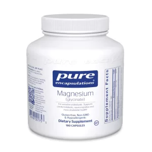 Product image of pure encapsulations magnesium glycinate 120 mg, 180 ct