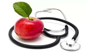 Apple and stethoscope jpeg webp