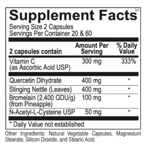Natural d hist supplement fact 1