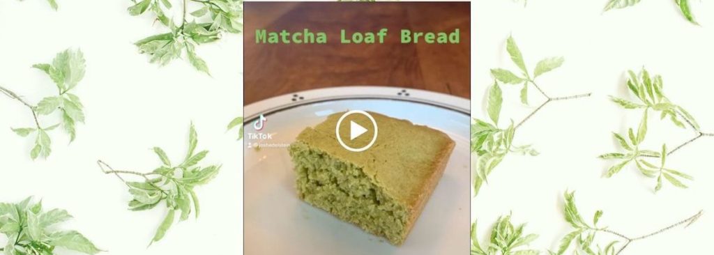 matcha loaf bread