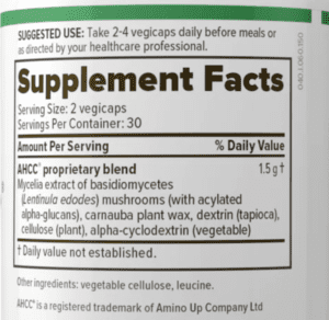 QOL ImmunoKinoko Supplement Facts