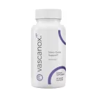 Bottle of vascanox hp from calroy health sciences a nitric oxide support supplement on a white background