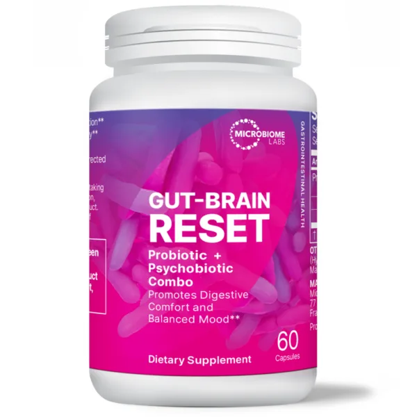 Gut-Brain Reset Probiotic and Psychobiotic Combo