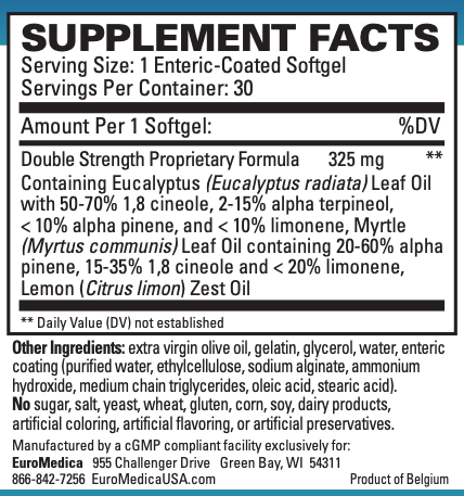 Sinutol Extra Strength Supplement Facts