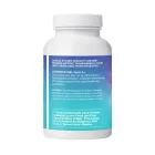 Back of bottle of microbiome labs pyloguard postbiotic supplement on a white background