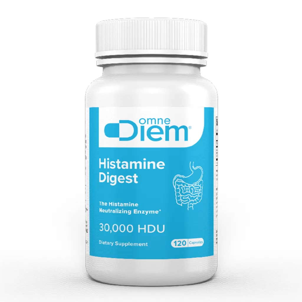 Omne diem histamine digest with daogest with 30,000 hdu 120 count