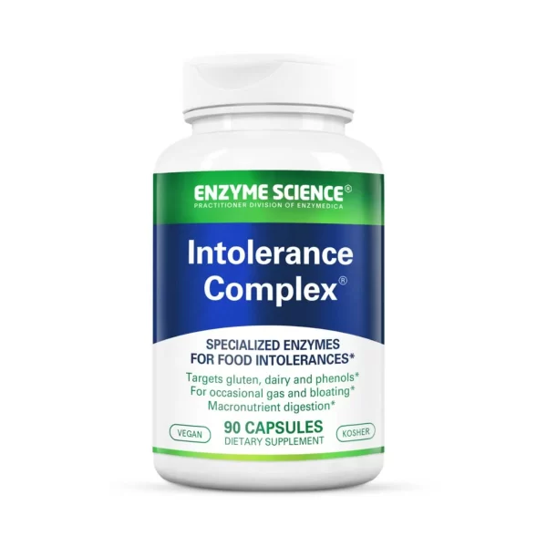 Bottle of Intolerance Complex specialized enzymes