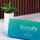 Biomefx stool kit for functional microbiome analysis on a table