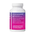 Back of bottle of microbiome labs hu58 probiotic on a white background