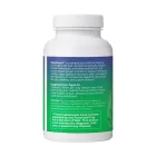 Back of bottle of microbiome labs mega guard supplement on a white background