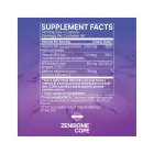 Supplement facts label for microbiome labs zenbiome cope