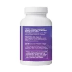 Back of bottle of microbiome labs zenbiome sleep on a white background