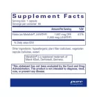 Supplement facts for pure encapsulations folate 1000 supplement with folate as metfolin ( 1000 mcg of l-5-mthf).
