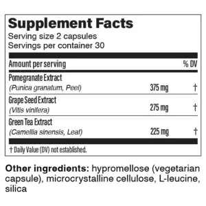 Pendulum polyphenol booster supplement facts